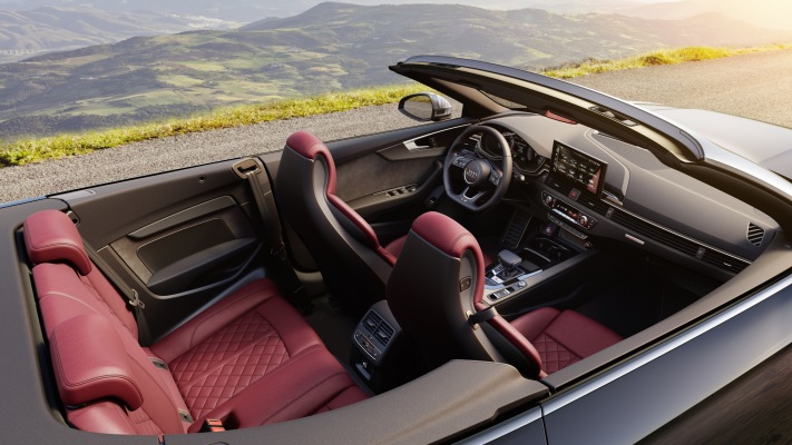 Audi S5 Cabriolet TFSI 2020. Desktop wallpaper