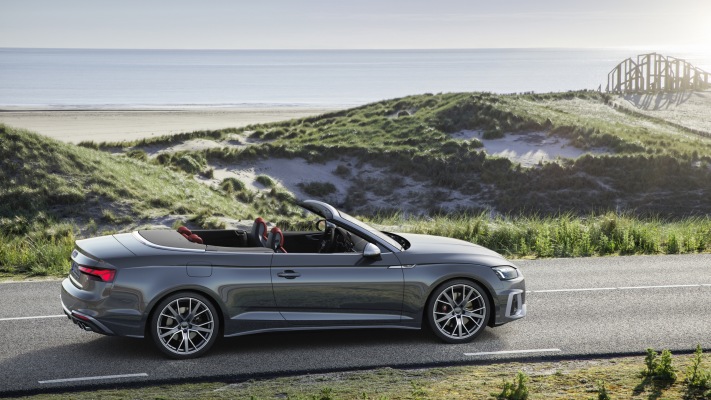 Audi S5 Cabriolet TFSI 2020. Desktop wallpaper