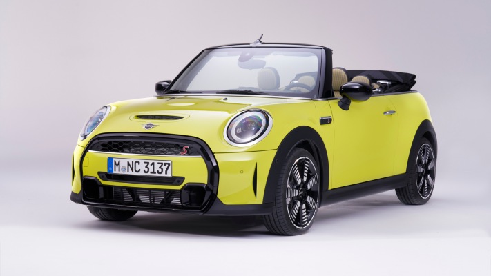 MINI Cooper S Convertible 2021. Desktop wallpaper