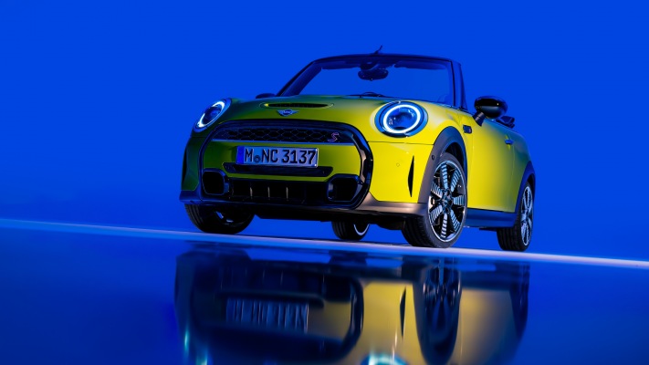 MINI Cooper S Convertible 2021. Desktop wallpaper