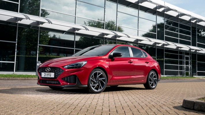 Hyundai i30 Fastback N Line UK Version 2021. Desktop wallpaper