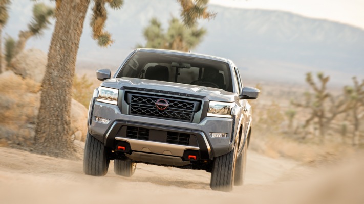 Nissan Frontier 2022. Desktop wallpaper