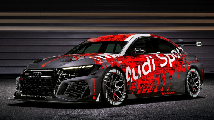 Audi RS 3 LMS 2021. Desktop wallpaper