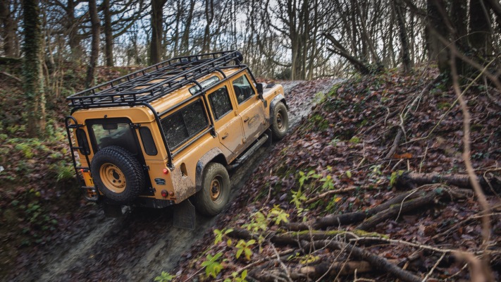 Land Rover Defender Works V8 Trophy 2021. Desktop wallpaper