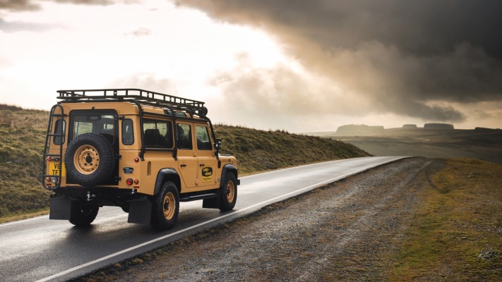 Land Rover Defender Works V8 Trophy 2021. Desktop wallpaper