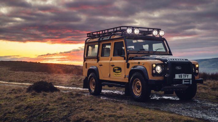 Land Rover Defender Works V8 Trophy 2021. Desktop wallpaper