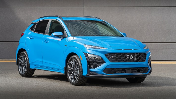 Hyundai Kona N Line USA Version 2021. Desktop wallpaper