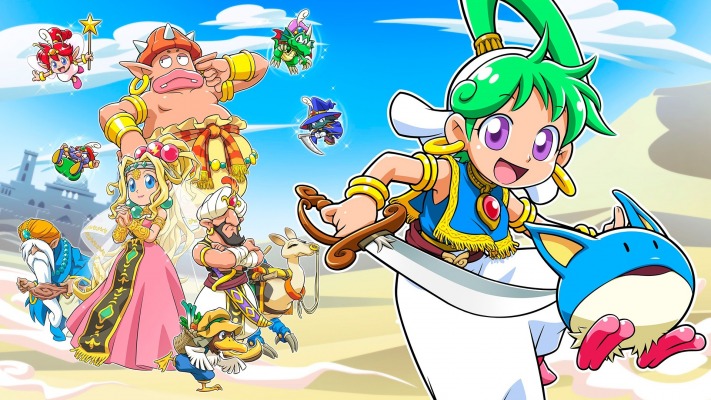 Wonder Boy: Asha in Monster World. Desktop wallpaper