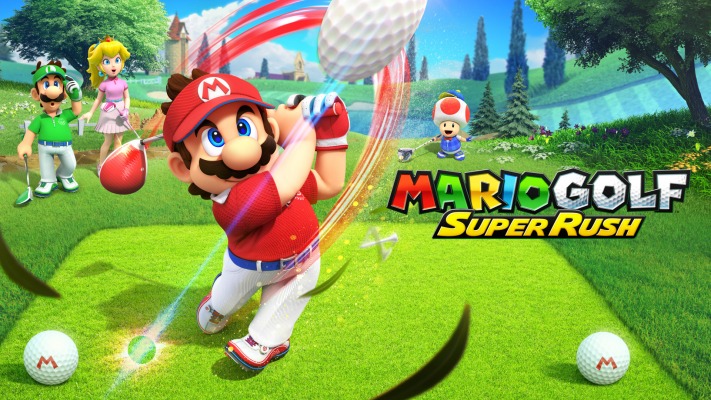 Mario Golf: Super Rush. Desktop wallpaper