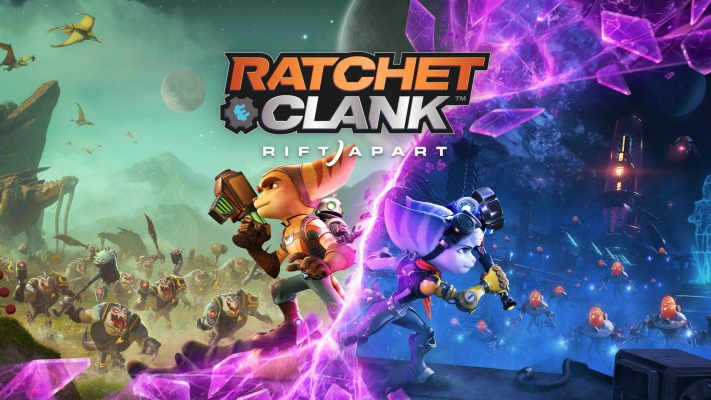 Ratchet & Clank: Rift Apart. Desktop wallpaper