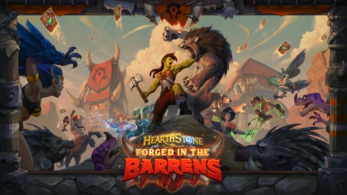 Hearthstone: Forged in the Barrens. Desktop wallpaper