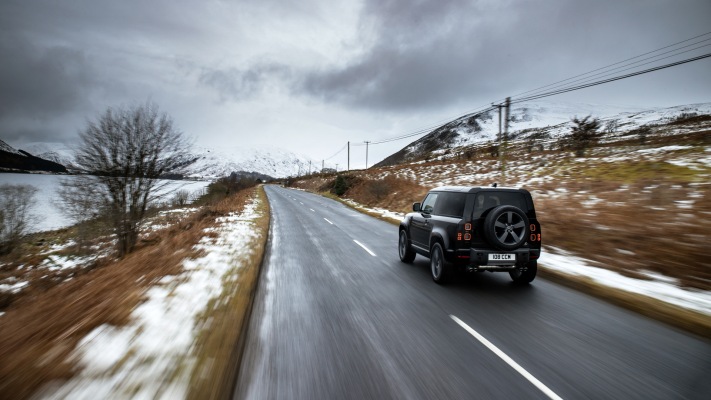 Land Rover Defender 90 2022. Desktop wallpaper