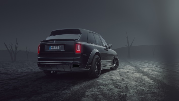 Rolls-Royce Cullinan Black Badge Spofec 2022. Desktop wallpaper