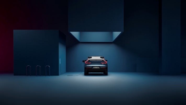 Volvo C40 Recharge 2022. Desktop wallpaper