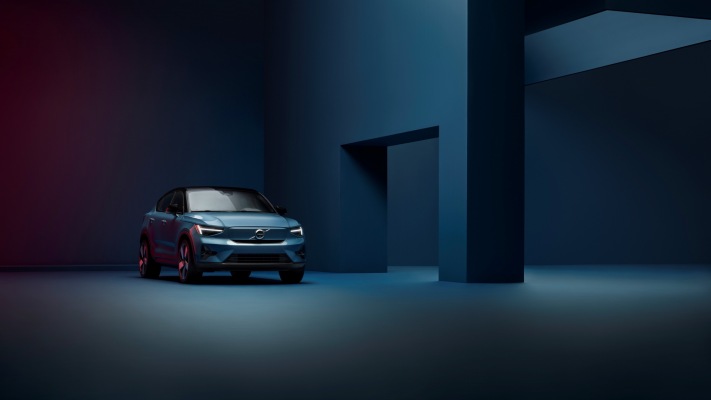 Volvo C40 Recharge 2022. Desktop wallpaper