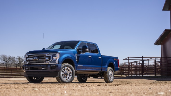 Ford F-Series Super Duty Limited 2022. Desktop wallpaper