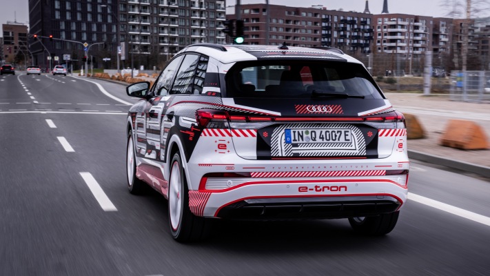 Audi Q4 e-tron Concept 2022. Desktop wallpaper