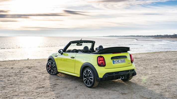 MINI John Cooper Works Convertible 2022. Desktop wallpaper