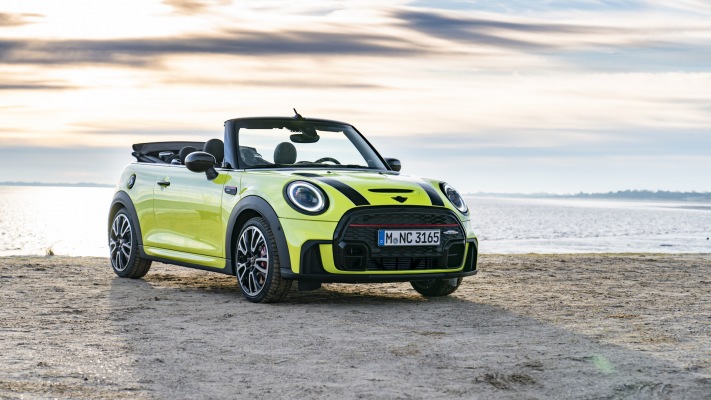 MINI John Cooper Works Convertible 2022. Desktop wallpaper