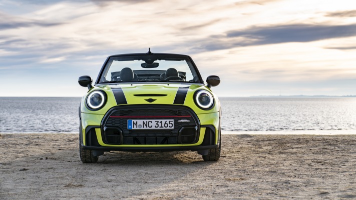 MINI John Cooper Works Convertible 2022. Desktop wallpaper