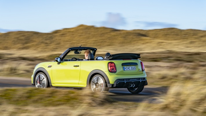 MINI John Cooper Works Convertible 2022. Desktop wallpaper