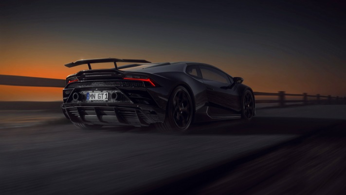 Lamborghini Huracan EVO RWD Novitec 2021. Desktop wallpaper