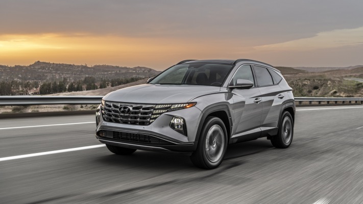 Hyundai Tucson Plug-in Hybrid USA Version 2022. Desktop wallpaper