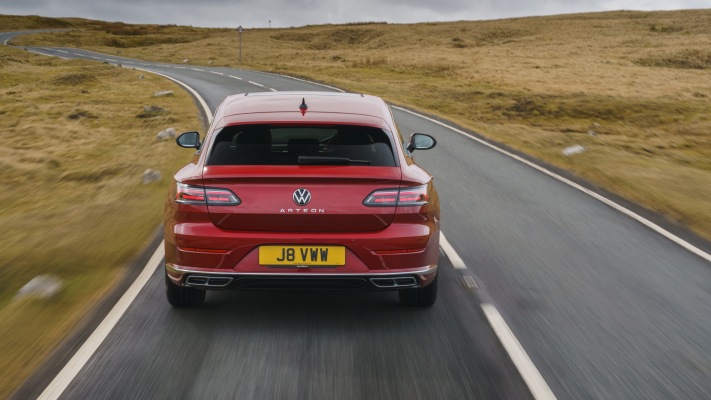 Volkswagen Arteon Shooting Brake R-Line UK Version 2021. Desktop wallpaper