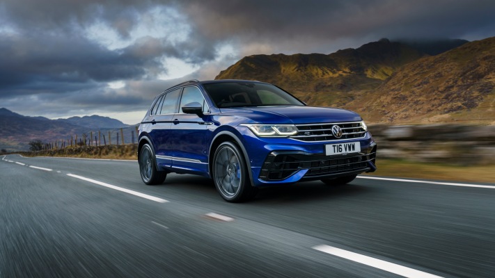 Volkswagen Tiguan R UK Version 2021. Desktop wallpaper