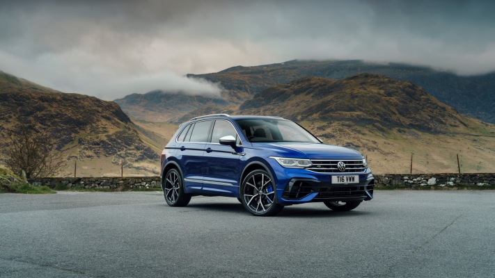 Volkswagen Tiguan R UK Version 2021. Desktop wallpaper