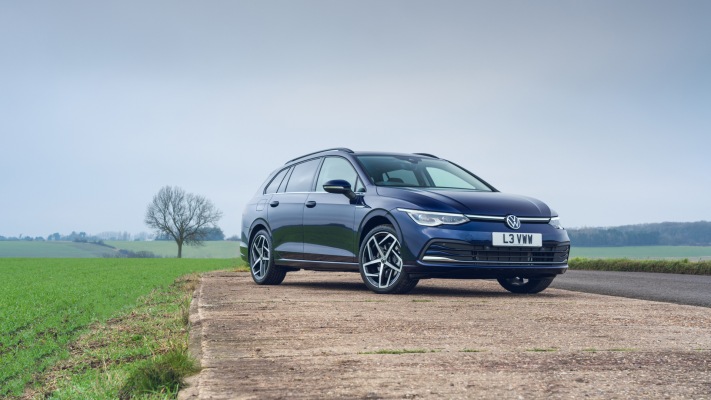 Volkswagen Golf VIII Estate Style UK Version 2021. Desktop wallpaper