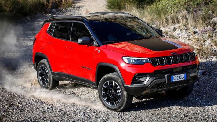 Jeep Compass Trailhawk 4xe 2022. Desktop wallpaper