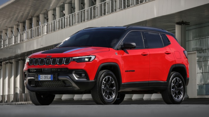 Jeep Compass Trailhawk 4xe 2022. Desktop wallpaper