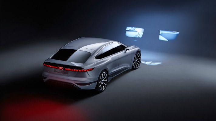 Audi A6 e-tron Concept 2021. Desktop wallpaper