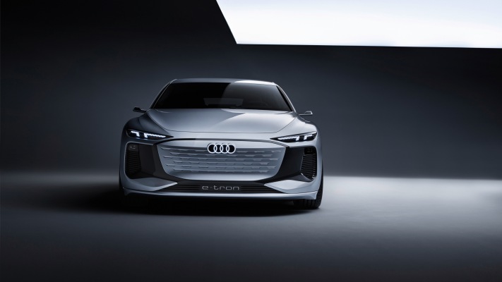 Audi A6 e-tron Concept 2021. Desktop wallpaper