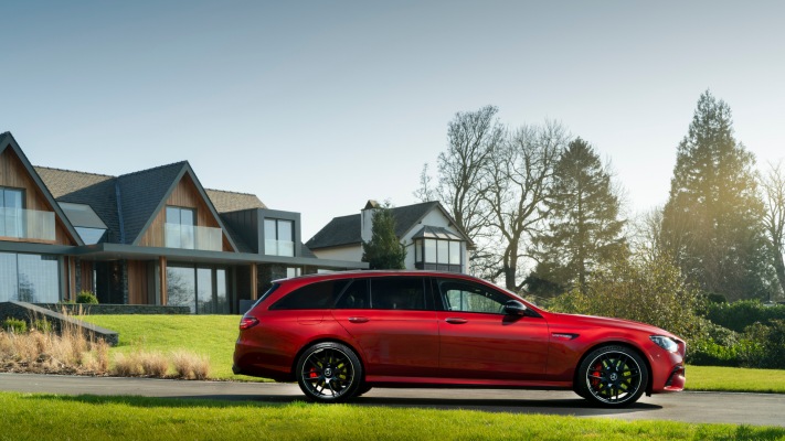 Mercedes-AMG E 63 S 4MATIC+ Estate UK Version 2021. Desktop wallpaper