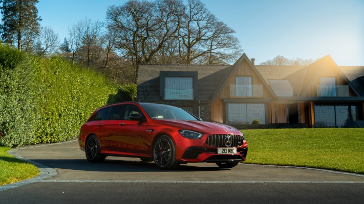 Mercedes-AMG E 63 S 4MATIC+ Estate UK Version 2021. Desktop wallpaper