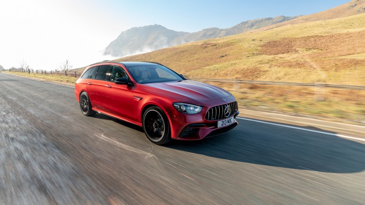 Mercedes-AMG E 63 S 4MATIC+ Estate UK Version 2021. Desktop wallpaper