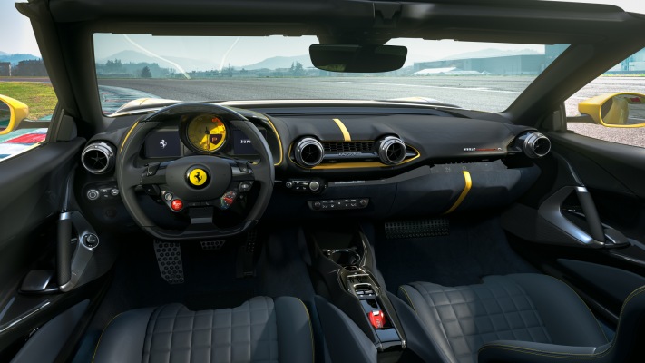 Ferrari 812 Competizione A 2021. Desktop wallpaper