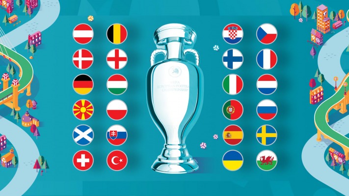 Чемпионат Европы по футболу 2020. Desktop wallpaper