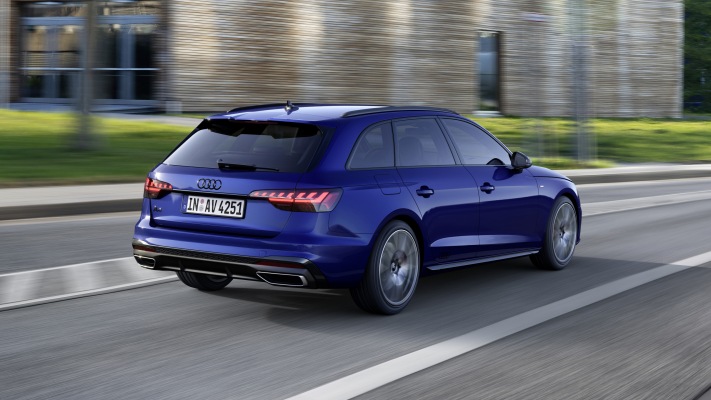 Audi A4 Avant S-line Competition Plus 2022. Desktop wallpaper