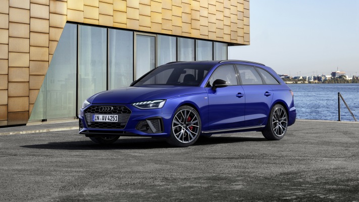 Audi A4 Avant S-line Competition Plus 2022. Desktop wallpaper