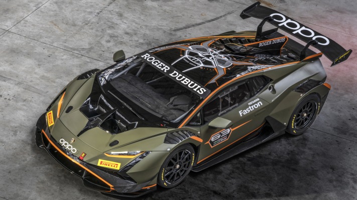 Lamborghini Huracán Super Trofeo EVO2 2022. Desktop wallpaper