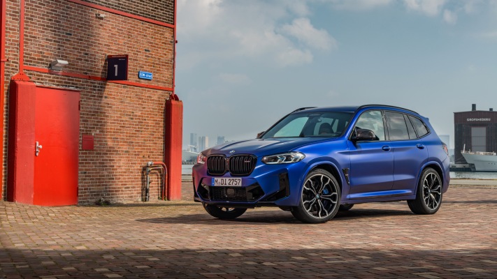 BMW X3 M Competition 2022. Desktop wallpaper