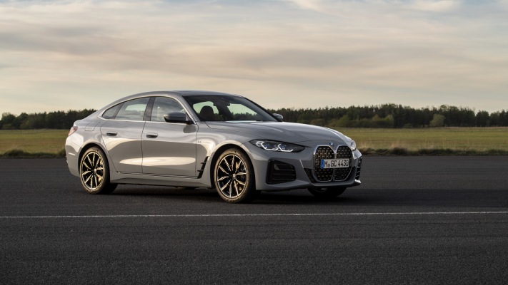 BMW 430i Gran Coupe 2022. Desktop wallpaper