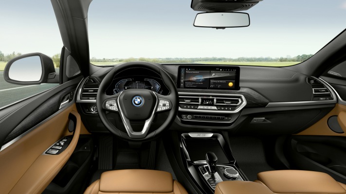 BMW X3 xDrive30e 2022. Desktop wallpaper