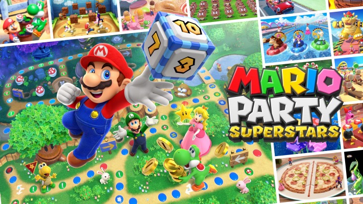 Mario Party Superstars. Desktop wallpaper