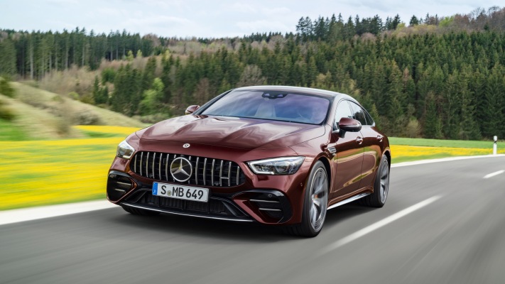 Mercedes-AMG GT 53 4-Door Coupe 2021. Desktop wallpaper