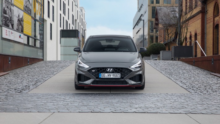 Hyundai i30 Fastback N 2021. Desktop wallpaper