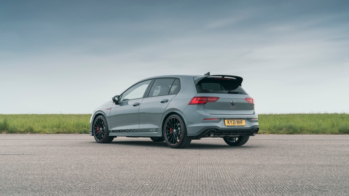 Volkswagen Golf VIII GTI Clubsport 45 UK Version 2021. Desktop wallpaper